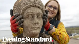 ‘Astounding’ discovery of Roman sculptures at abandoned Buckinghamshire church