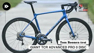 Tom Boonen test Giant TCR Advanced Pro 0 Disc