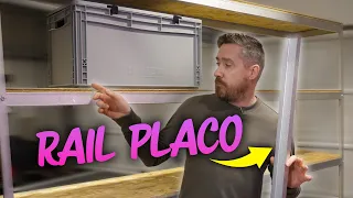 MAKE A 2M x 2M METAL SHELF WITH RAILS FOR PLASTERBOARD!!! (Solid and inexpensive)