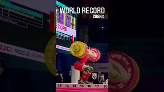 El brutal récord mundial de Clean and Jerk (208 kg) con 17 años (cat.81 kg) 😲