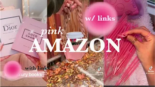 TIKTOK AMAZON FINDS PINK EDITION w/ Links | GIRLY PINK MUST- HAVES | TIKTOK MADE ME BUY IT