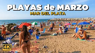 Las PLAYAS de MARZO | MAR DEL PLATA 4K.