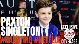 Paxton Singleton interviewed at #Netflix's The #Haunting of Hill House S1 Premiere Event