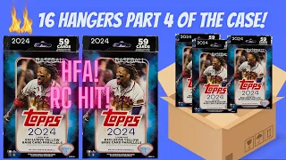 🔥 Hangers are Bangers! 2024 Topps Series 1 Baseball ⚾️ The Last 16 Boxes from a Case of Hanger Boxes