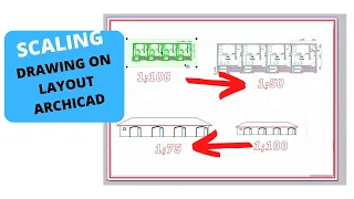 Scaling drawing on Layout in ArchiCAD