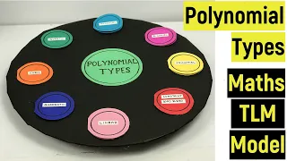 Polynomial types maths TLM model | DIY B.Ed educational model | Types of polynomials | #diyasfunplay