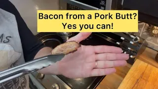 Easy Homemade Bacon In Your Fridge - Buckboard Bacon From a Pork Butt Roast!