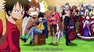 Shanks Reaction After Finding Out That Luffy Has The Most Powerful Fleet In The World - One Piece