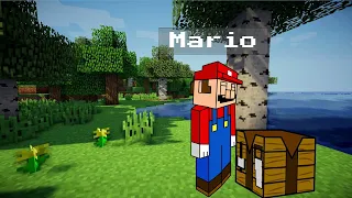 Mario Makes TNT ( A Minecraft Parody)