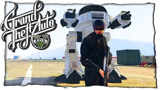 GTA 5 МОДЫ - РОБОКОП И ЕГО РОБОТ ПРОТИВ АРМИИ ВОЕННЫХ! ОБЗОР МОДОВ (ГТА 5 MODS)