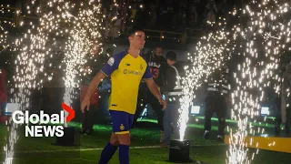 Ronaldo gets hero's welcome as soccer star officially joins Al Nassr in Saudi Arabia