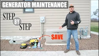 SAVE MONEY!... GENERATOR MAINTENANCE....STEP by STEP!  DIY