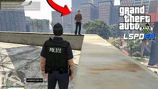 GTA 5 Mod LSPDFR - Suicide Jumper - Can we stop it?