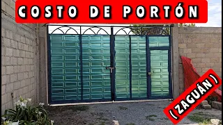 Costo de un Portón para casa y negocio  ( zaguán )