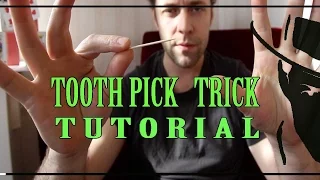 Vanishing Toothpick Tutorial🖐👋    -Julien magic