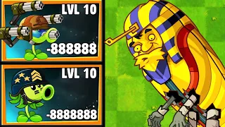 Pvz 2 All Plants Power Ups Vs Egyptian Pharaoh Zombie Level 5- Who Will Win ? Pvz 2 Challenge