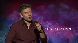 Annihilation: Oscar Isaac Official Movie Interview | ScreenSlam