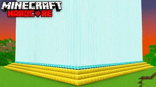I Built a 1000 SUPER BEACON in Minecraft Hardcore