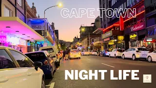 Cape Town Nightlife Tour 4K UNBELIEVABLE || explore South Africa