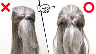 【簡単ヘアアレンジ】絶対に失敗しない！上手なくるりんぱの作り方！ポイント３つだけ！これを見れば誰でも出来るようになる！