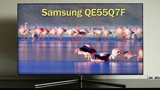 Распаковка телевизора Samsung QE55Q7F, QLED TV Smart 4K ULTRA HD, QE55Q7F/QE65Q7F