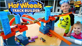 🏎Swimming Pool Jump Challenge: Hot Wheels Unlimited Track Builder #3