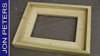 How to Make a Float Frame without a Table Saw