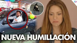 Piqué nuevamente humilla a Shakira. La colombiana pone una bruja mirando hacia la casa de Piqué.