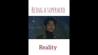 Being a superhero expectations Vs reality|| goblin drama||tamil ||#shorts #kdrama #goblin #gongyoo