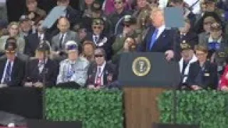 D-Day survivor moved by Trump tribute