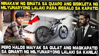 Ninakaw ng Binata ang Bisekleya ng Milyunaryo pero ito ang Ginanti nito sa Kanya!