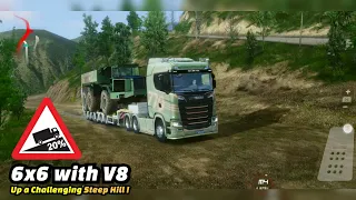 Truckers of Europe 3 - Scania 770S V8 6x6 with 53 Tonne Tipper Trailer | Steepest Off-Road In Game