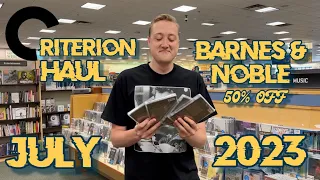 Barnes & Noble Criterion 50% Off Sale HAUL - July 2023
