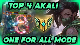 I PLAY AKALI IN ONE FOR ALL MODE • WILD RIFT #akali #wildrift