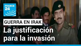 La búsqueda de armas de destrucción masiva, justificación que llevó a la invasión de Irak