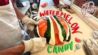 Watermelon Ribbon Candies: Trust the Process 🍉🍉🍉 // Logan's Candies