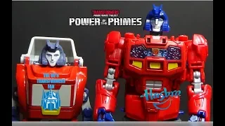 Transformers Power of the Primes Optimus Prime & Orion Pax toy review