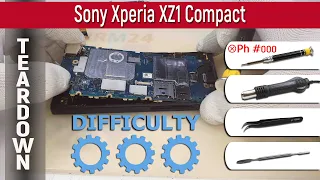 Sony Xperia XZ1 Compact G8441 📱 Teardown Take apart Tutorial