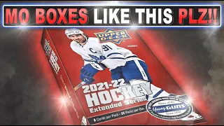 MO BOXES LIKE THIS PLZ!! - 21/22 Upper Deck Extended Series Hobby Box - Hockey Card Break