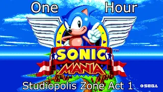 Sonic Mania Soundtrack: Studiopolis Zone Act 1 - 1 Hour Version