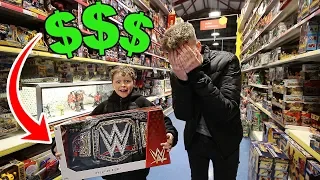 "BUY ANYTHING YOU WANT" for 24 HOURS for LITTLE BROTHER!! ($1000)