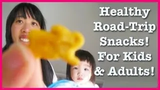 Healthy Road-Trip Snacks! Toddler  & Adult Friendly!