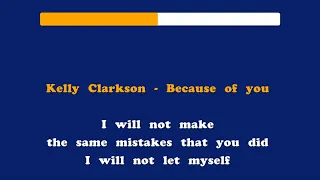 Kelly Clarkson - Because of you (Karaoke) - 320Kbs