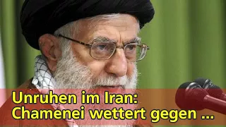 Unruhen im Iran: Chamenei wettert gegen "Feinde des Landes" | tagesschau.de
