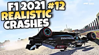 F1 2021 REALISTIC CRASHES #12