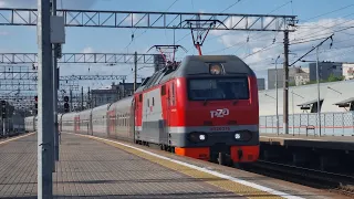 Прибытие поезда №015 Архангельск-Москва на Ярославский вокзал.