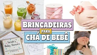 10 brincadeiras para CHÁ DE BEBÊ muito divertidas