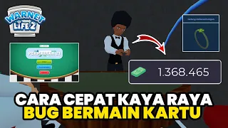 CARA CEPAT KAYA DENGAN BUG BERMAIN KARTU DI GAME WARNET LIFE 2 V1.1.4