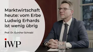 Prof. Dr. Gunther Schnabl: Marktwirtschaft heute – vom Erbe Ludwig Erhards ist wenig übrig