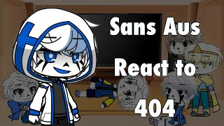 Sans Aus react to Error 404